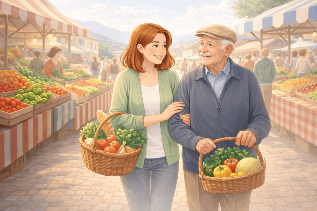 Accompagnatrice de personnes âgées, sorties, promenades, secteur La Selle-Sur-le-Bied (45).